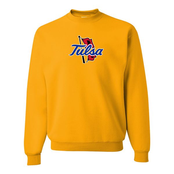 Men's Tulsa Golden Hurricane  JERZEES NuBlend Crewneck Sweatshirt
