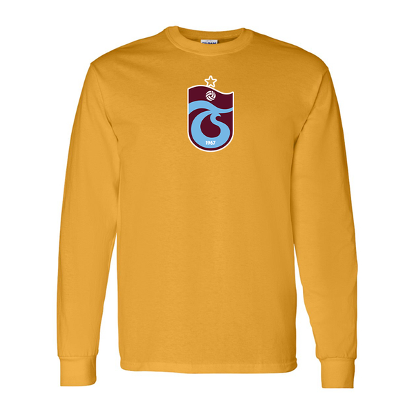 Men's Trabzonspor Soccer Gildan Heavy Cotton Long Sleeve T-Shirt