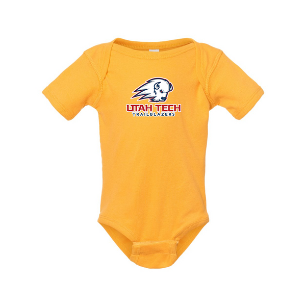 Utah Tech Trailblazers Rabbit Skins Infant Baby Rib Bodysuit