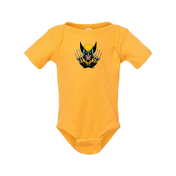 Wolverine 2025 Art   Rabbit Skins Infant Baby Rib Bodysuit