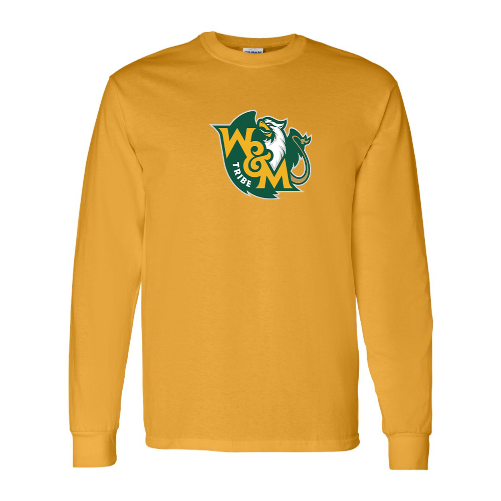 Men's  William and Mary Tribe Gildan Heavy Cotton Long Sleeve T-Shirt