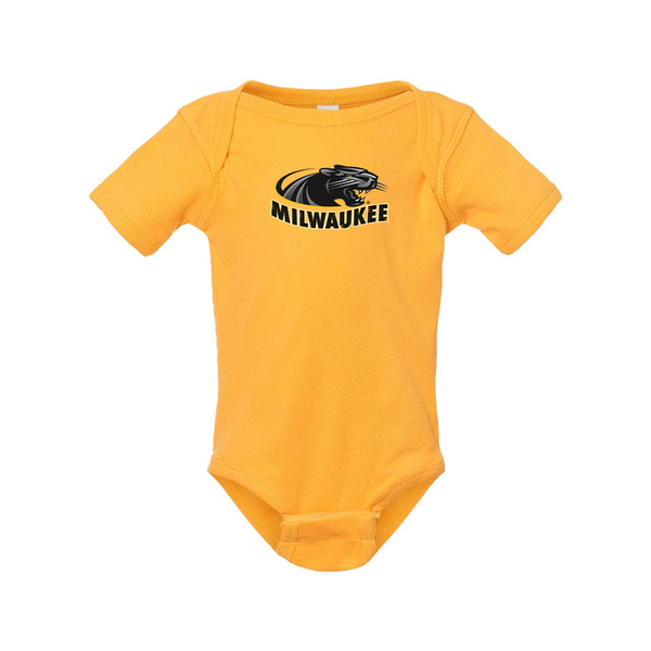 Wisconsin Milwaukee Panthers Rabbit Skins Infant Baby Rib Bodysuit