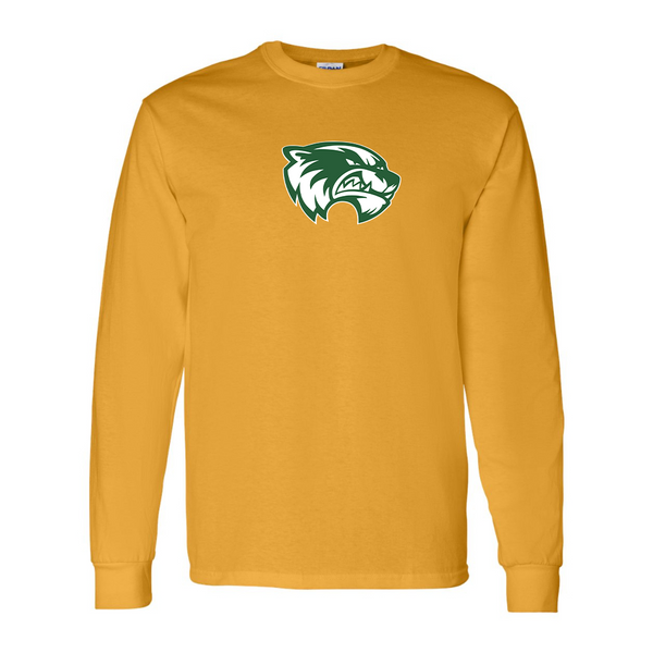 Men's  Utah Valley Wolverines Gildan Heavy Cotton Long Sleeve T-Shirt