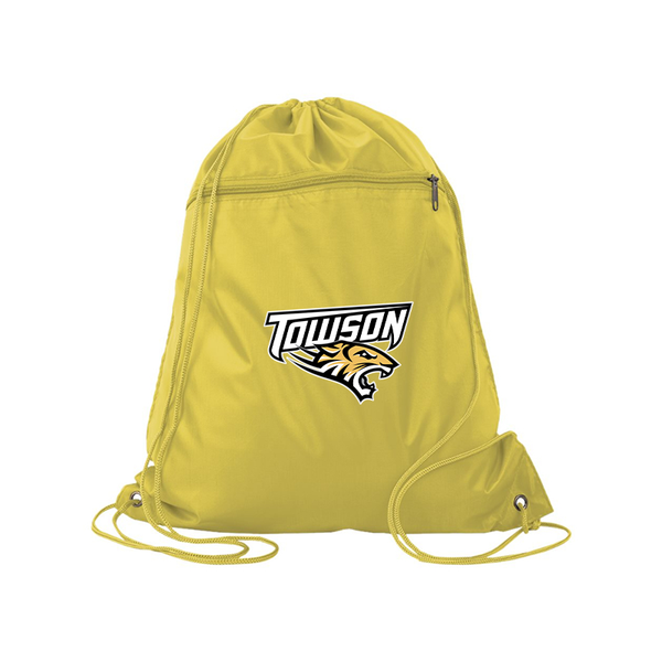 Towson Tigers Q-Tees - Polyester Cinchpack