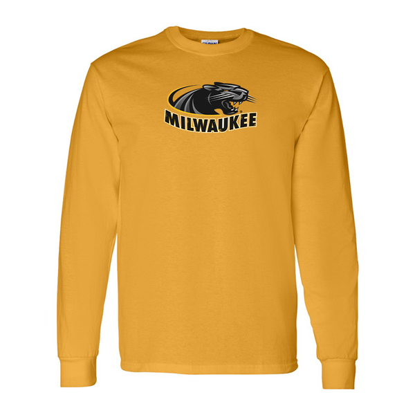 Men's  Wisconsin Milwaukee Panthers Gildan Heavy Cotton Long Sleeve T-Shirt