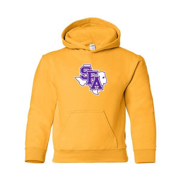 Youth Stephen F. Austin Lumberjacks  Gildan Heavy Blend  Hooded Sweatshirt