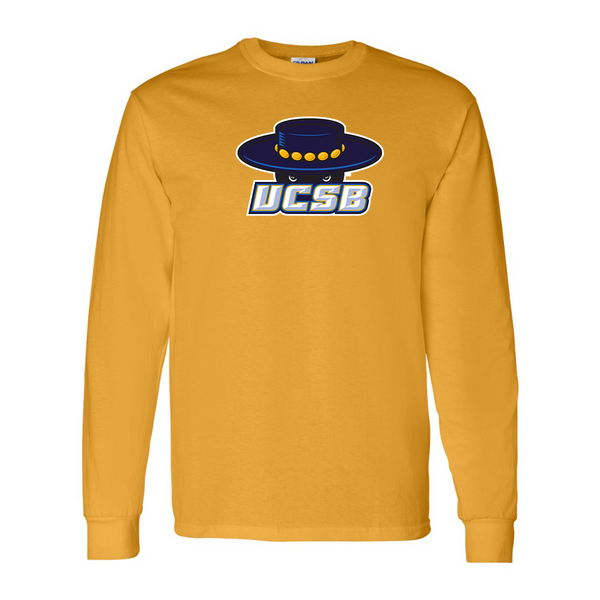 Men's UCSB Gauchos Gildan Heavy Cotton Long Sleeve T-Shirt