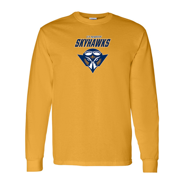 Men's Tennessee Martin Skyhawks Gildan Heavy Cotton Long Sleeve T-Shirt