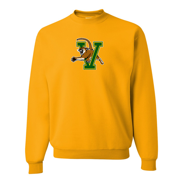 Men's Vermont Catamounts JERZEES NuBlend Crewneck Sweatshirt