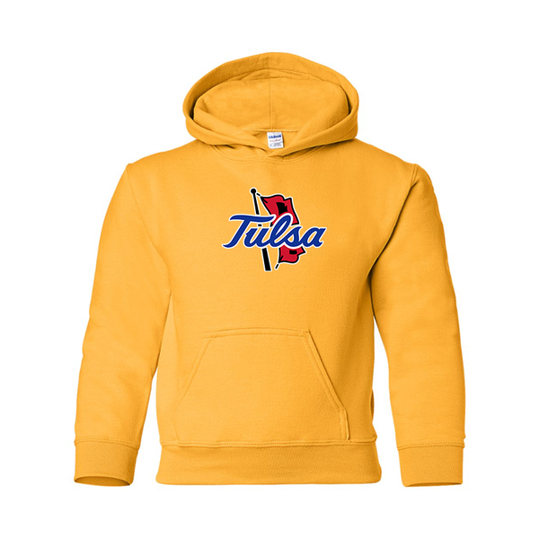 Youth Tulsa Golden Hurricane Gildan Heavy Blend  Hooded Sweatshirt