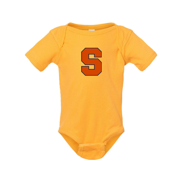 Syracuse Orange  Rabbit Skins Infant Baby Rib Bodysuit