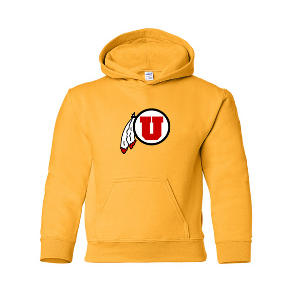 Youth  Utah Utes Gildan Heavy Blend  Hooded Sweatshirt
