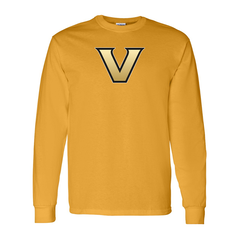 Men's Vanderbilt Commodores Gildan Heavy Cotton Long Sleeve T-Shirt