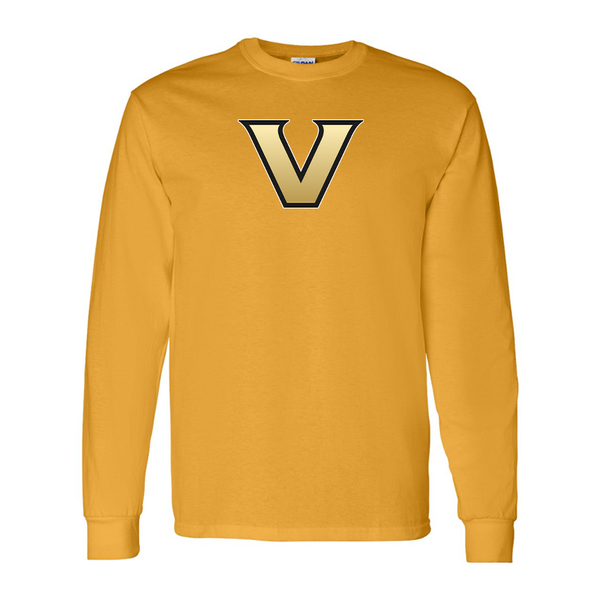 Men's Vanderbilt Commodores Gildan Heavy Cotton Long Sleeve T-Shirt
