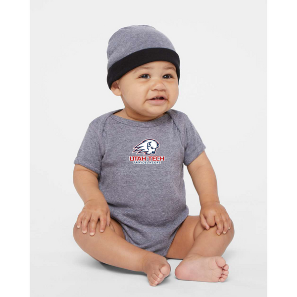 Utah Tech Trailblazers Rabbit Skins Infant Baby Rib Bodysuit