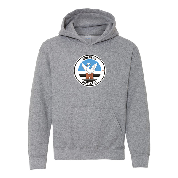 Youth Swansea City Soccer Gildan Heavy Blend  Hooded Sweatshirt
