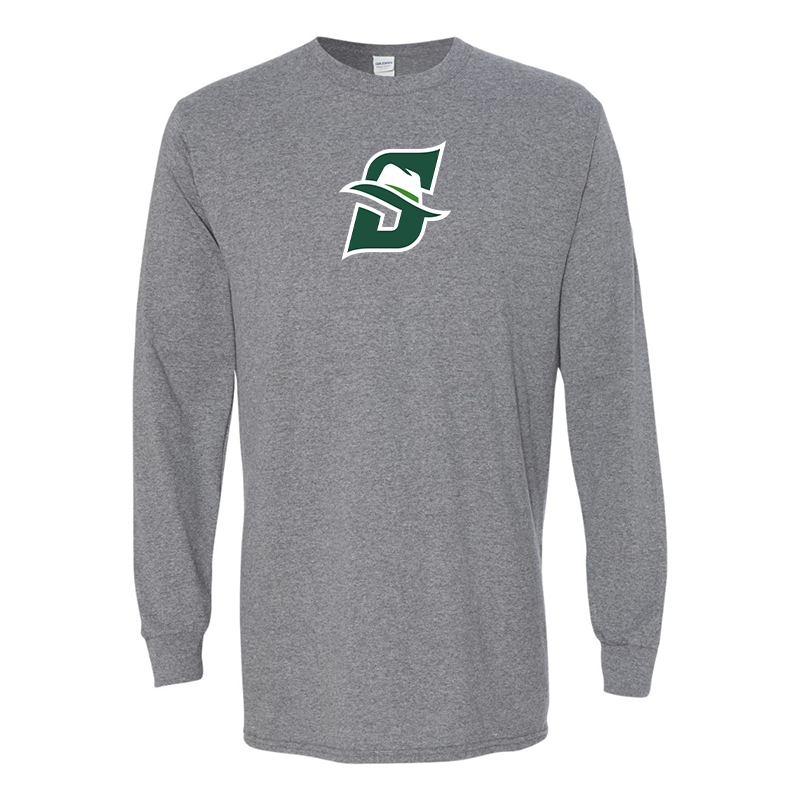 Men's Stetson Hatters Gildan Heavy Cotton Long Sleeve T-Shirt
