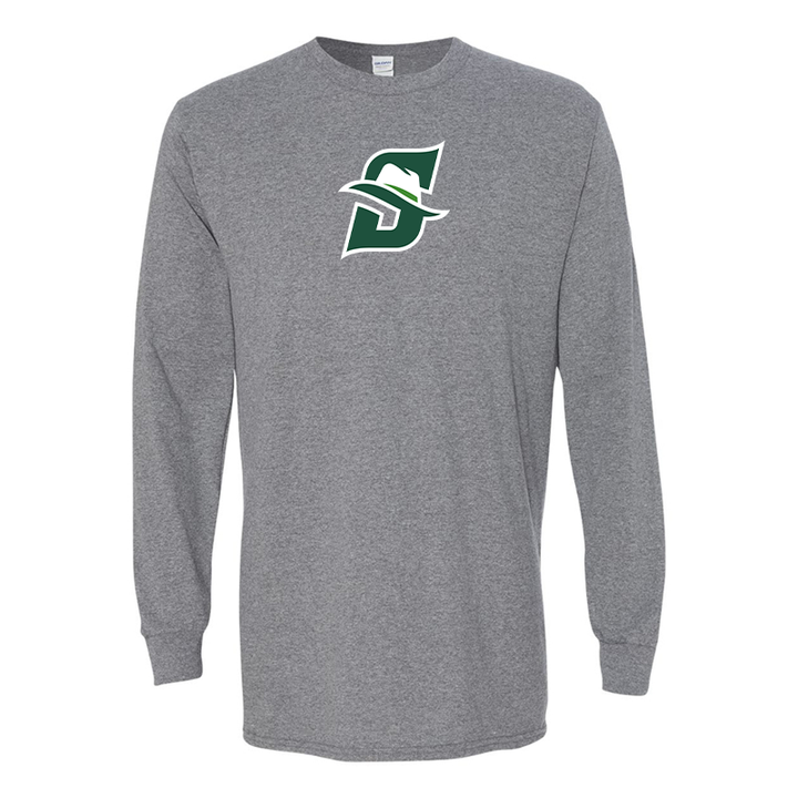 Men's Stetson Hatters Gildan Heavy Cotton Long Sleeve T-Shirt