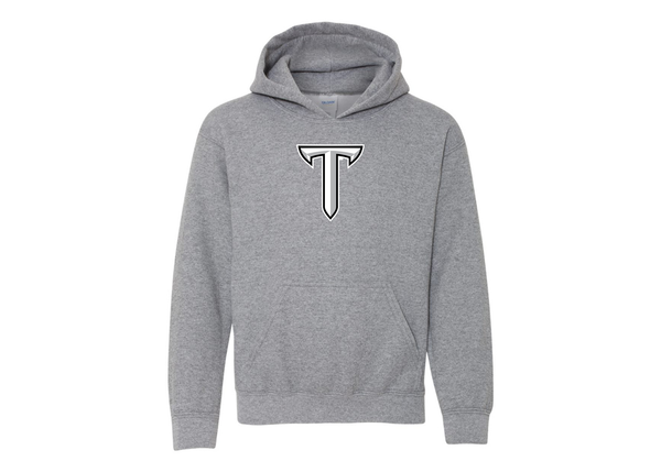 Youth Troy Trojans Gildan Heavy Blend  Hooded Sweatshirt