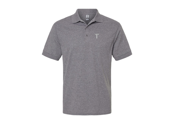 Men's Troy Trojans Gildan Dry Blend Jersey Polo