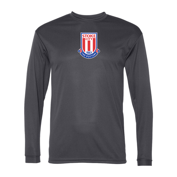 Men's Stoke City Soccer Performance Long Sleeve T-Shirt