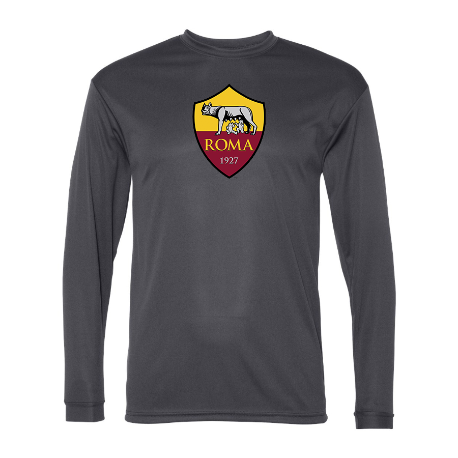 AS Roma FC Polyester Long Sleeve T-Shirt