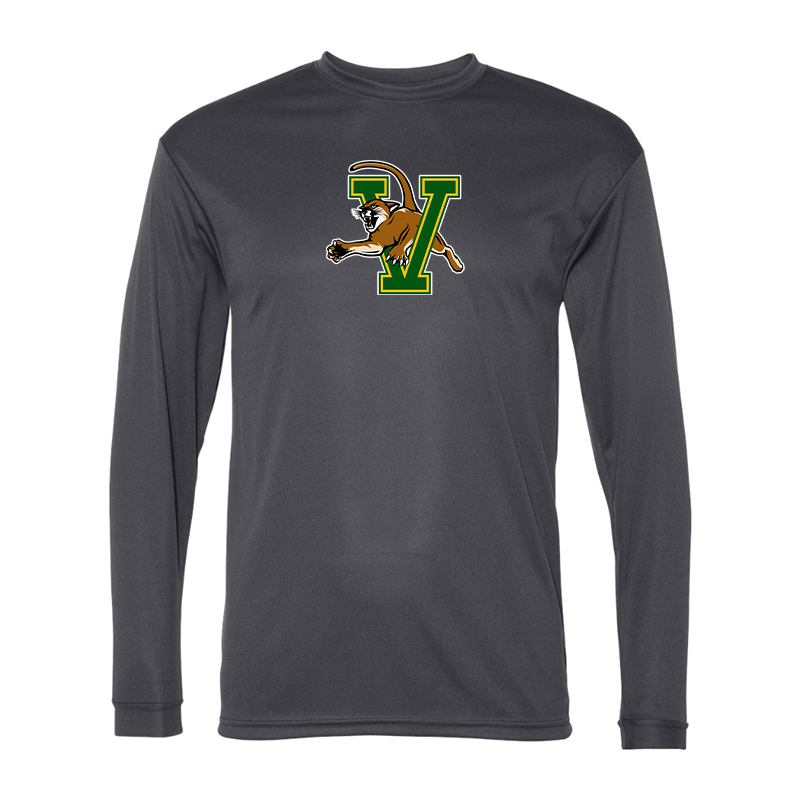 Men's Vermont Catamounts  Performance Long Sleeve T-Shirt