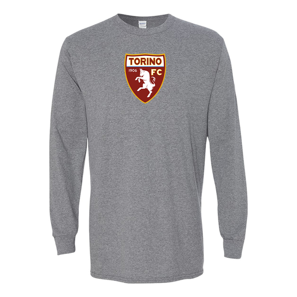 Men's Torino Soccer Gildan Heavy Cotton Long Sleeve T-Shirt