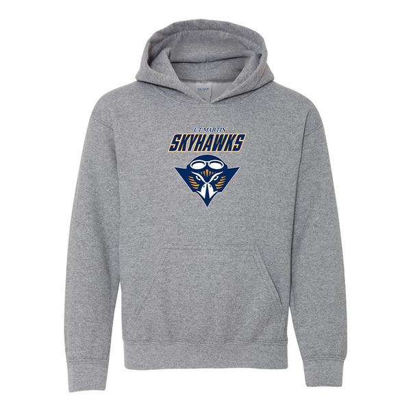 Youth Tennessee Martin Skyhawks Gildan Heavy Blend  Hooded Sweatshirt