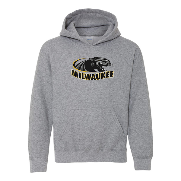 Youth  Wisconsin Milwaukee Panthers Gildan Heavy Blend  Hooded Sweatshirt