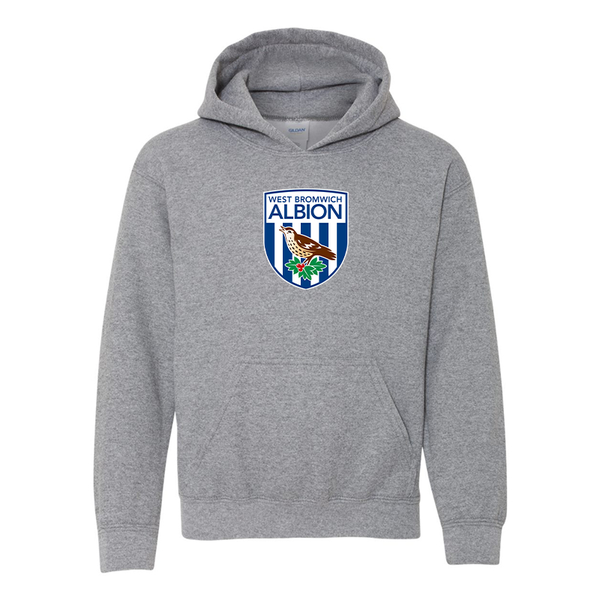 Youth  West Bromwich Albion Soccer Gildan Heavy Blend  Hooded Sweatshirt