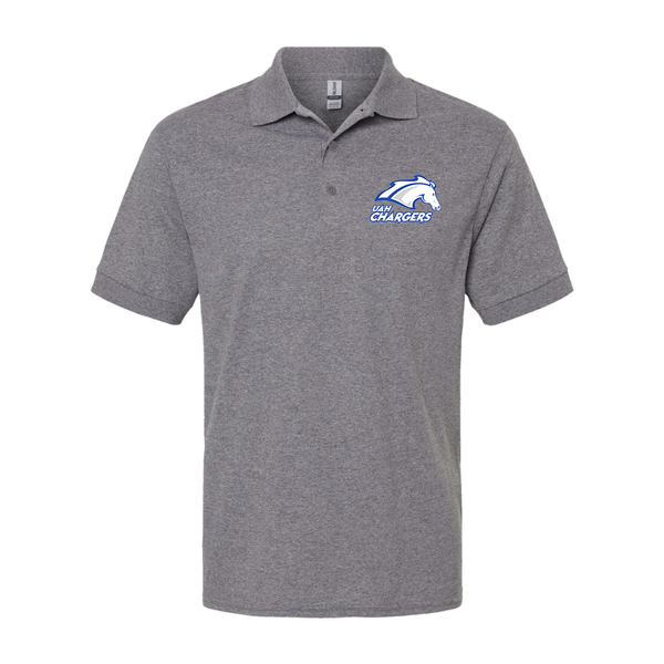 Men's Alabama Huntsville Chargers Wildcats Dry Blend Jersey Polo