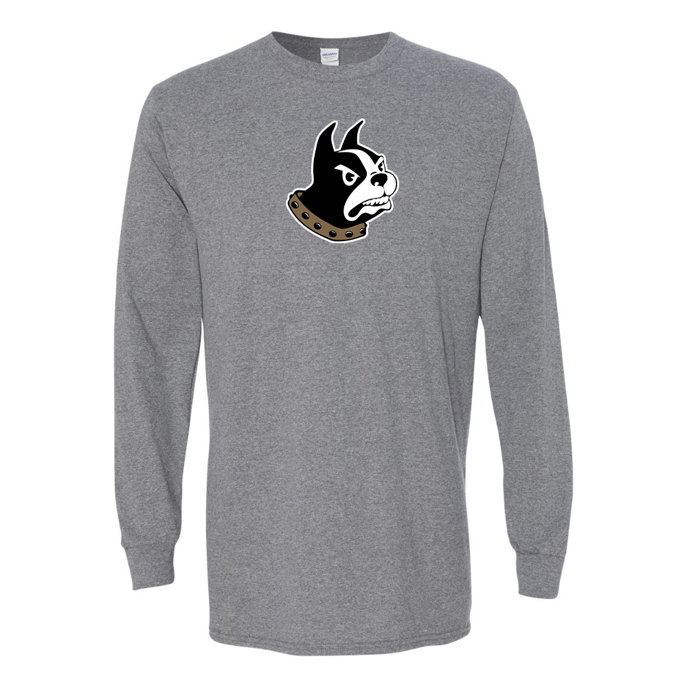 Men's  Wofford Terriers Gildan Heavy Cotton Long Sleeve T-Shirt