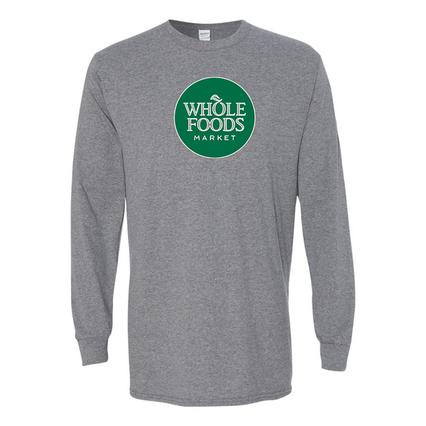 Men's Whole Foods Market Gildan Heavy Cotton Long Sleeve T-Shirt