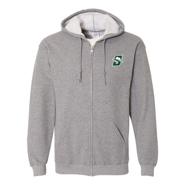 Men's Stetson Hatters Gildan  Heavy Blend Full Zip Hooded Sweatshirt