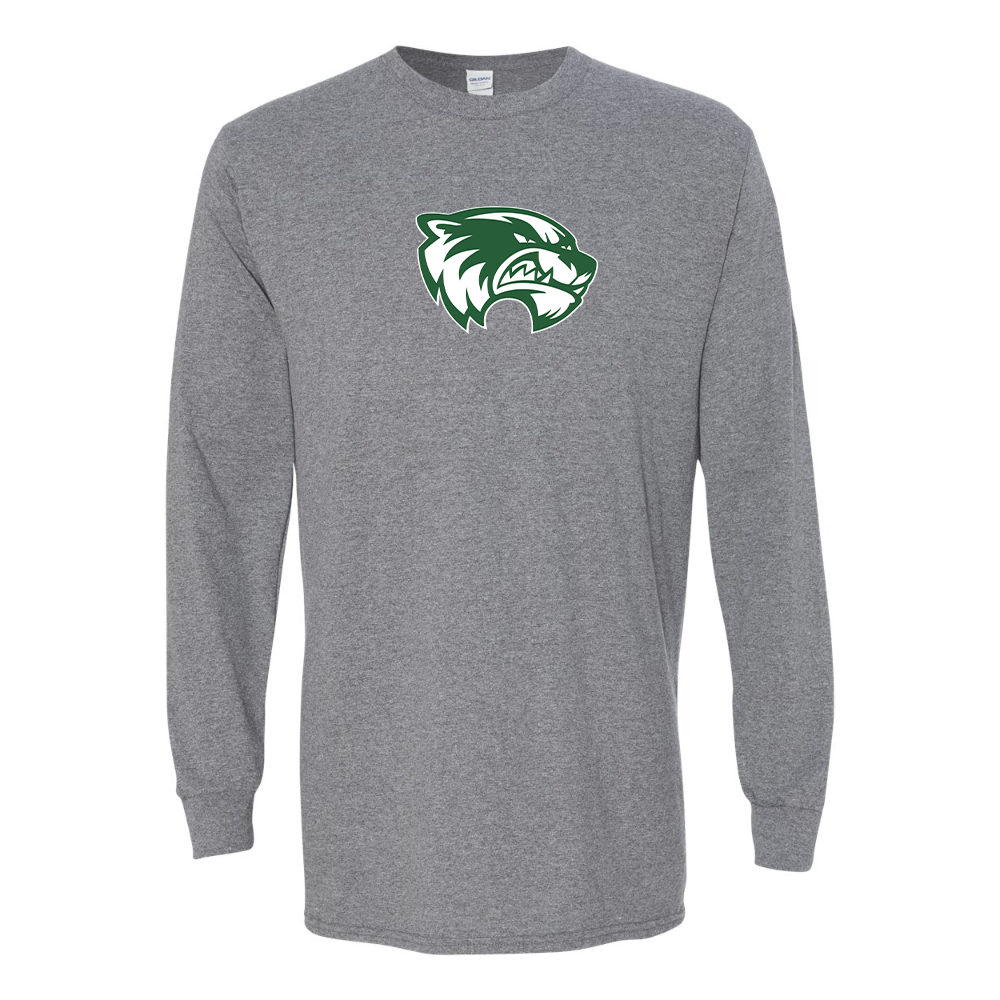 Men's  Utah Valley Wolverines Gildan Heavy Cotton Long Sleeve T-Shirt