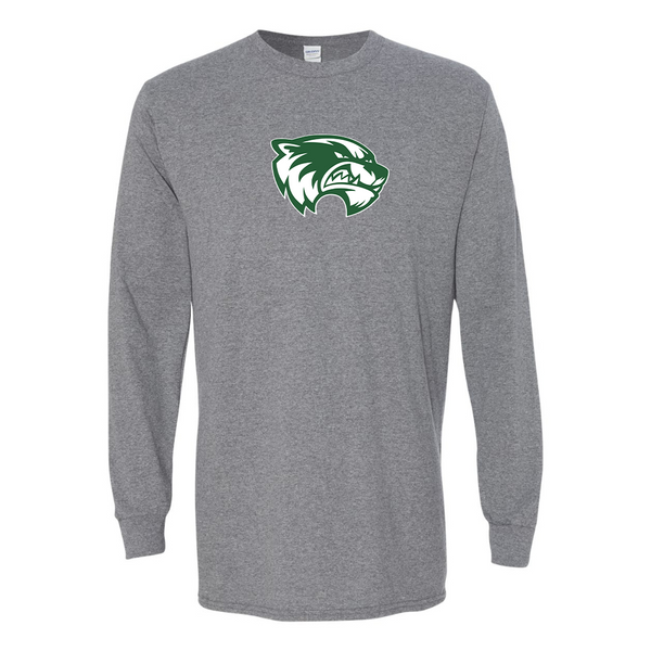 Men's  Utah Valley Wolverines Gildan Heavy Cotton Long Sleeve T-Shirt