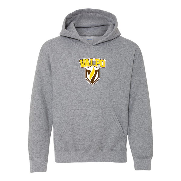 Youth   Valparaiso Crusaders Gildan Heavy Blend  Hooded Sweatshirt
