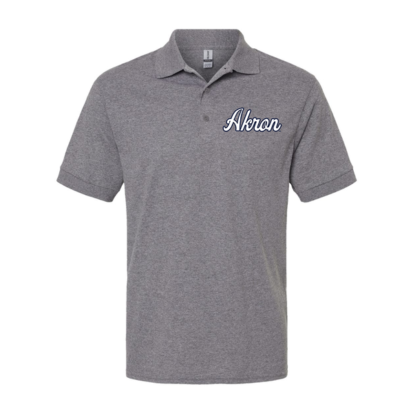 Men's Akron Zips Gildan Dry Blend Jersey Polo
