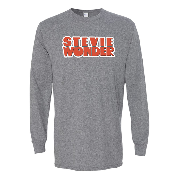 Men's Stevie-Wonder Gildan Heavy Cotton Long Sleeve T-Shirt