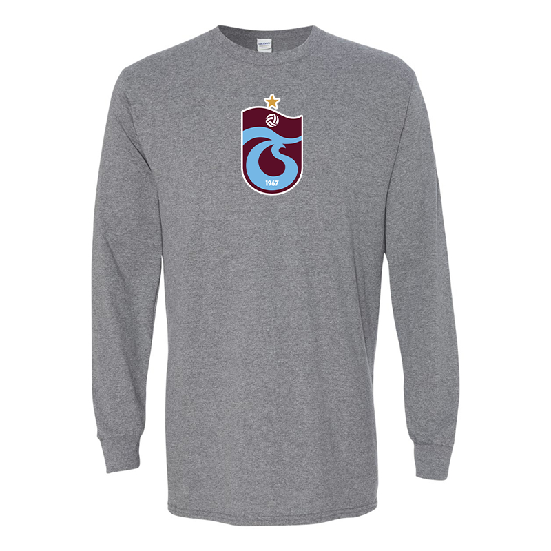 Men's Trabzonspor Soccer Gildan Heavy Cotton Long Sleeve T-Shirt