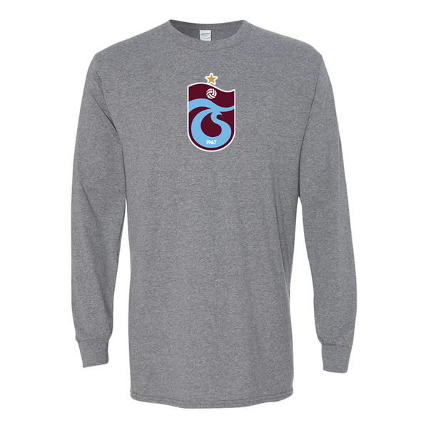 Men's Trabzonspor Soccer Gildan Heavy Cotton Long Sleeve T-Shirt