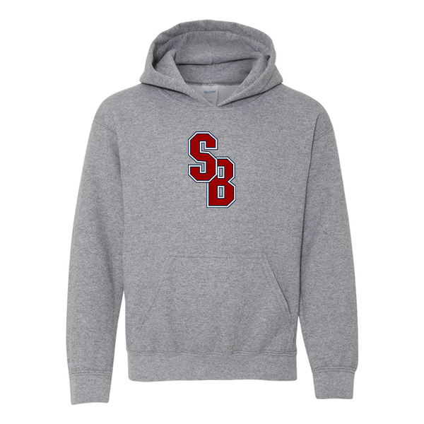 Youth Stony Brook Seawolves Gildan Heavy Blend  Hooded Sweatshirt