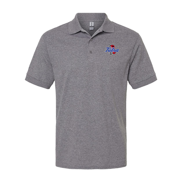 Men's Tulsa Golden Hurricane Gildan Dry Blend Jersey Polo