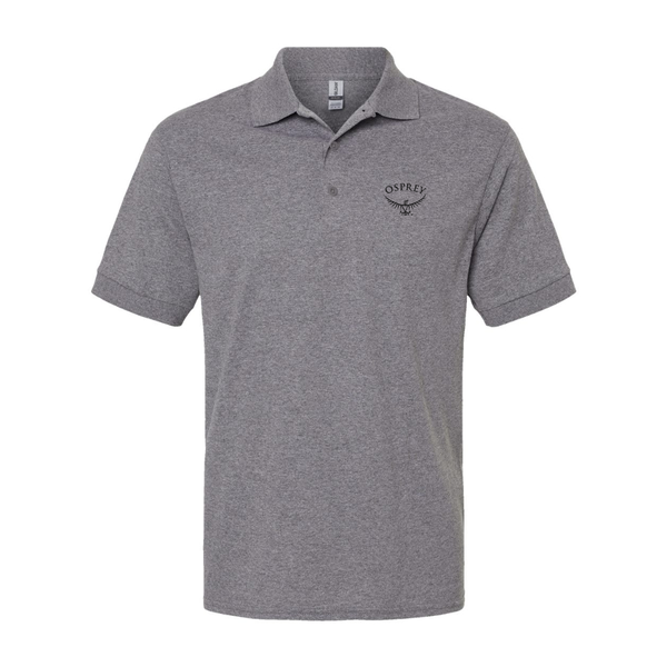 Men's  Osprey Black  Dry Blend Jersey Polo