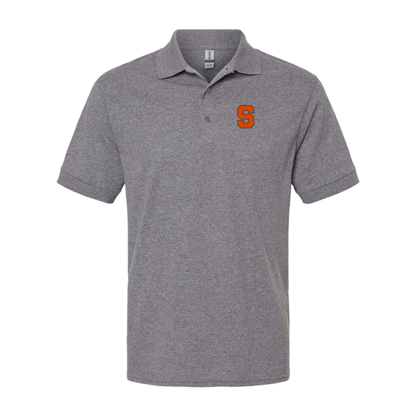Men's Syracuse Orange Gildan Dry Blend Jersey Polo