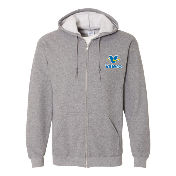 Men's Valero Gas Station  Gildan  Heavy Blend Full Zip Hooded Sweatshirt