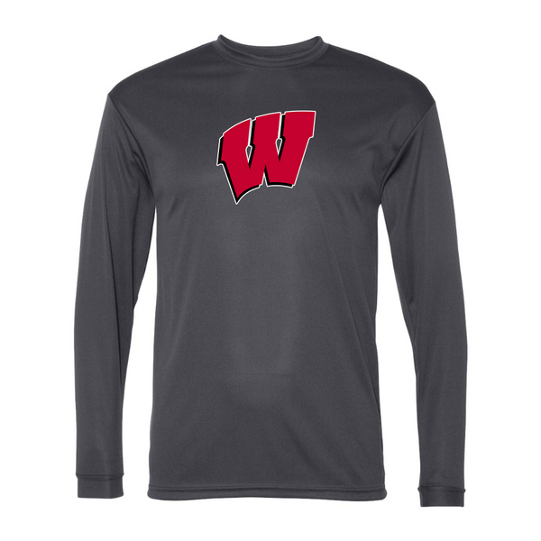 Men's  Wisconsin Badgers Performance Long Sleeve T-Shirt