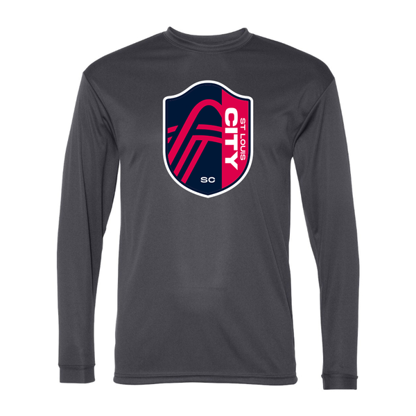 Men's St. Louis City Soccer Polyester Long Sleeve T-Shirt