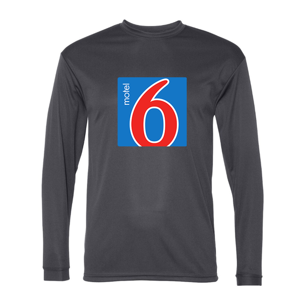 Men's Motel 6 Polyester Long Sleeve T-Shirt